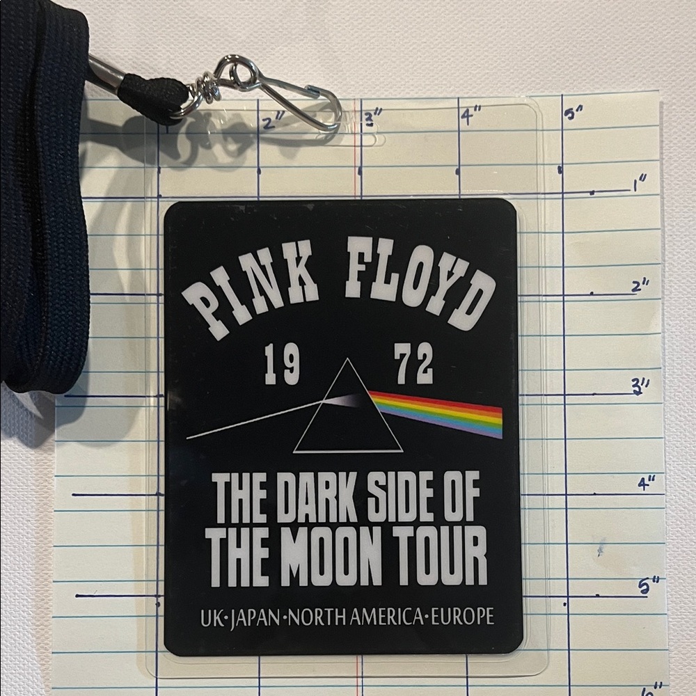 1972 Pink Floyd The Dark Side of the Moon Tour - UK•Japan•North America•Europe
